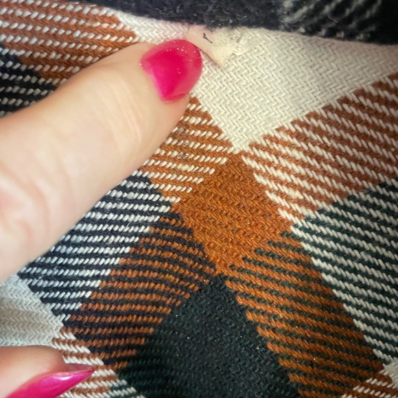 Plaid Button-Up Jacket Shacket. - Picture 2 of 6